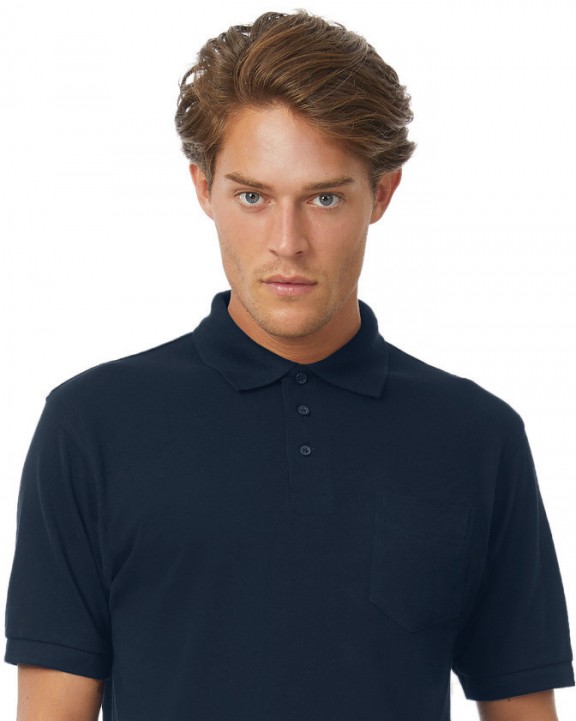 B&C Safran Pocket Poloshirt Poloshirt personalisierbar