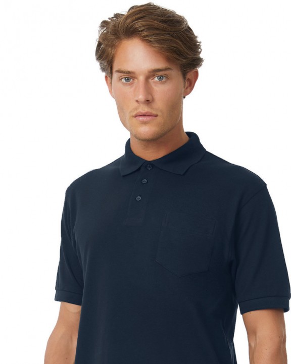 B&C Safran Pocket Poloshirt Poloshirt personalisierbar