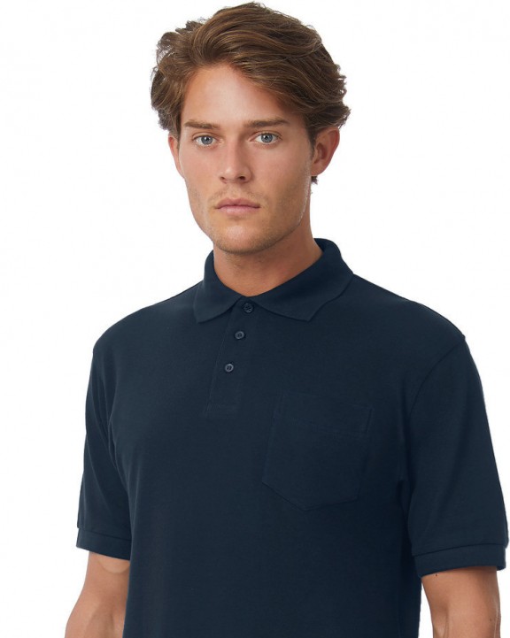 B&C Safran Pocket Poloshirt Poloshirt personalisierbar