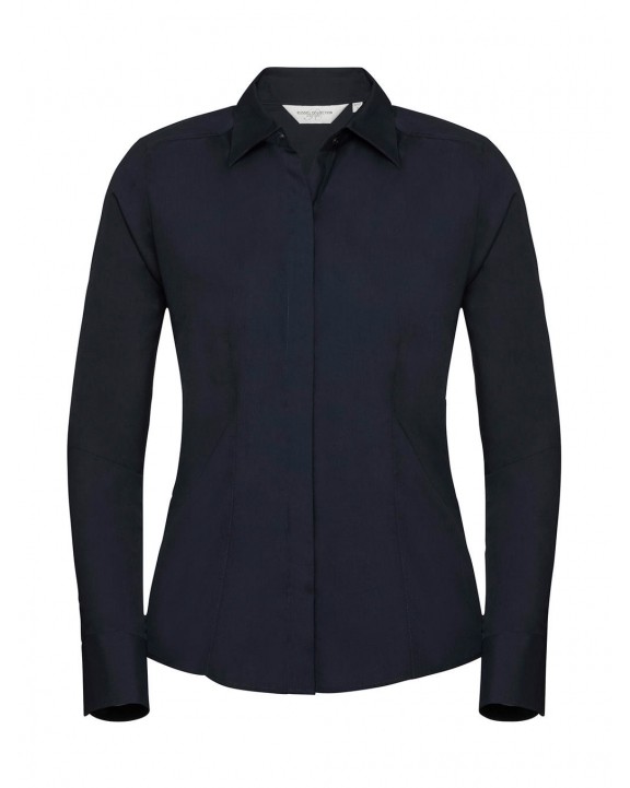 Chemise personnalisable RUSSELL Ladies' LS Fitted Poplin Shirt