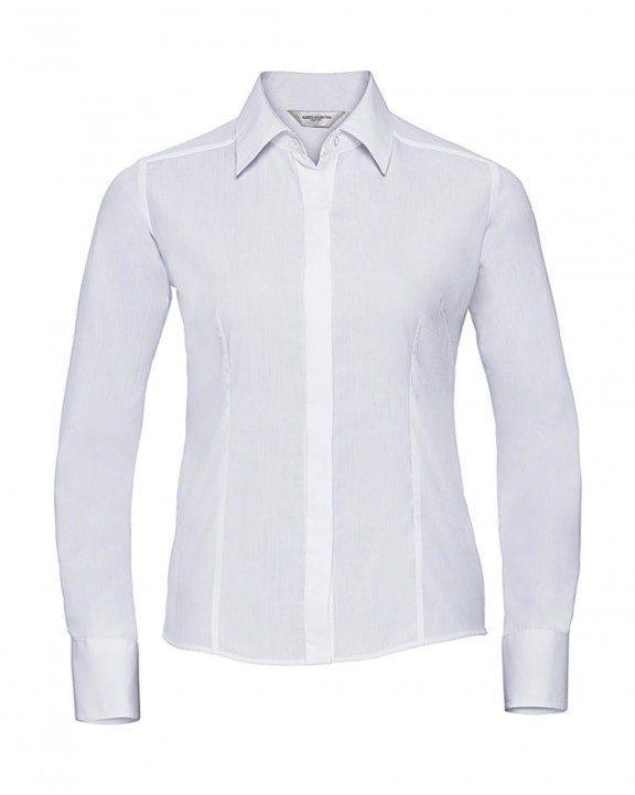 Chemise personnalisable RUSSELL Ladies' LS Fitted Poplin Shirt