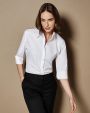 Chemise personnalisable KUSTOM KIT Women's Tailored Fit Continental Blouse 3/4 Sleeve
