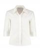 Hemd KUSTOM KIT Women's Tailored Fit Continental Blouse 3/4 Sleeve voor bedrukking & borduring