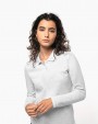 KARIBAN Damen Piqué Poloshirt Langarm Poloshirt personalisierbar