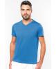 T-Shirt KARIBAN Men's short-sleeved V-neck T-shirt personalisierbar