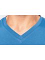 KARIBAN Men's short-sleeved V-neck T-shirt T-Shirt personalisierbar