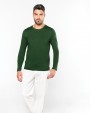 T-shirt KARIBAN T-shirt ronde hals lange mouwen voor bedrukking &amp; borduring