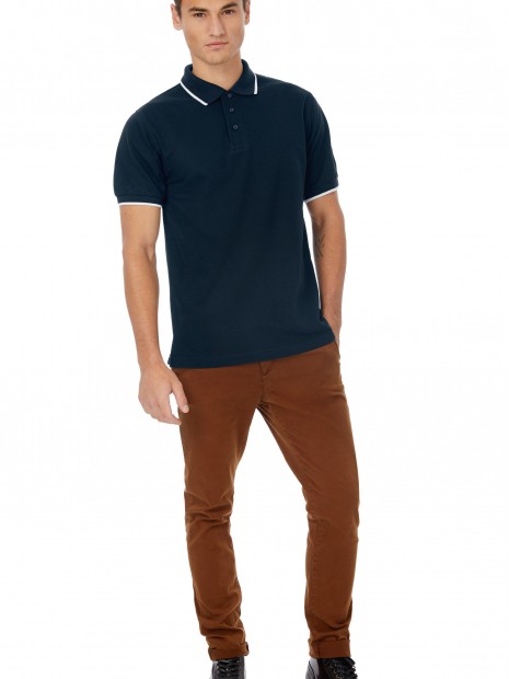 Polos à personnaliser B&C Polo Safran Sport 