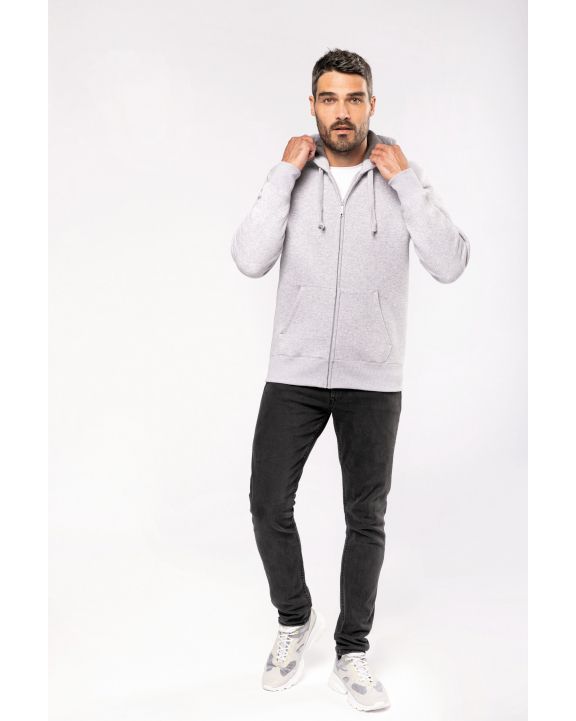 Sweatshirt KARIBAN Kapuzensweatshirt mit Reißverschluss personalisierbar