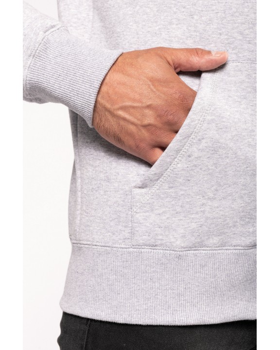 Sweater KARIBAN Hooded sweater met rits voor bedrukking &amp; borduring