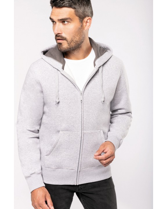 Sweat-shirt personnalisable KARIBAN Sweat-shirt zippé capuche unisexe