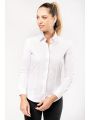 Chemise personnalisable KARIBAN Chemise coton / élasthanne manches longues femme