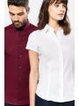 Chemise personnalisable KARIBAN Chemise coton / élasthanne manches courtes