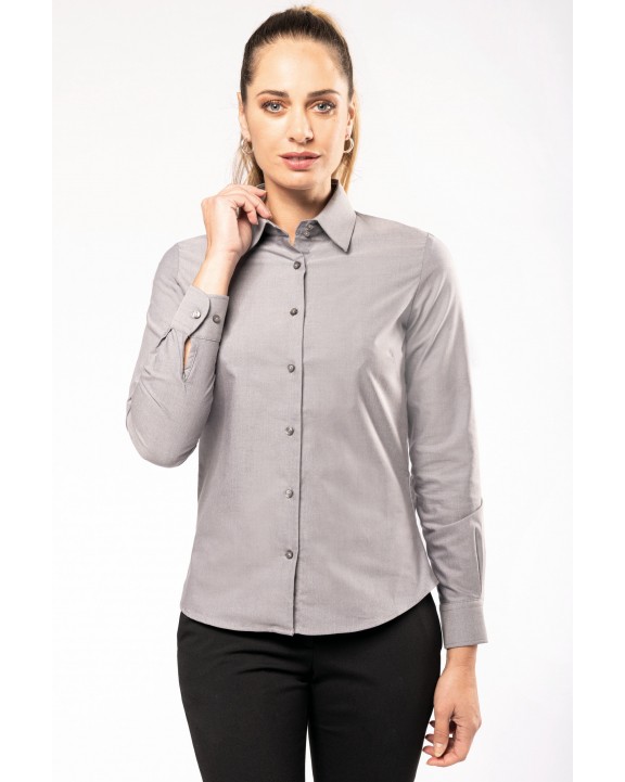 Chemise personnalisable KARIBAN Chemise Oxford manches longues femme