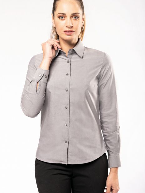 Chemise Oxford manches longues femme