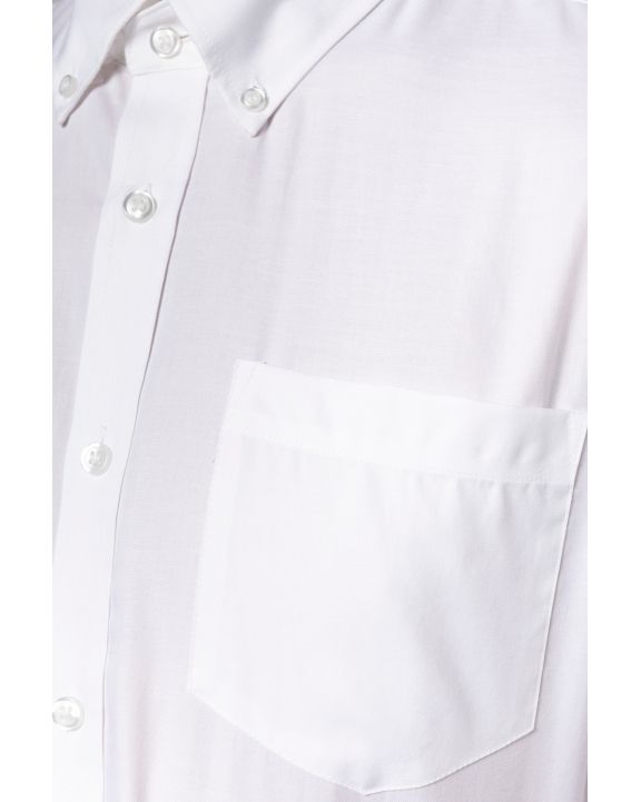 Hemd KARIBAN Heren non-iron overhemd lange mouwen voor bedrukking & borduring