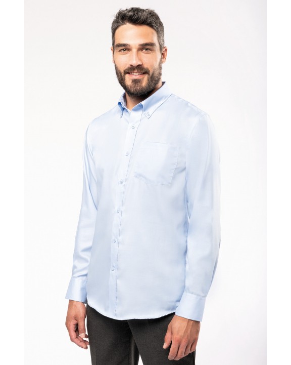 Chemise personnalisable KARIBAN Chemise manches longues sans repassage