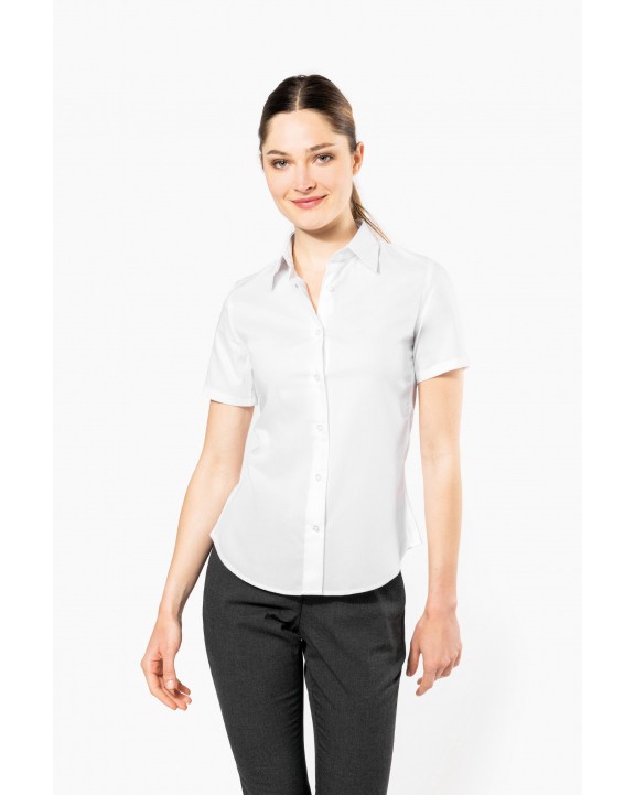 Chemise personnalisable KARIBAN Chemise manches courtes sans repassage femme