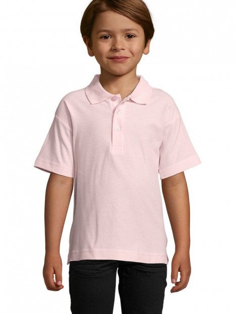 Polos à personnaliser SOL'S Summer Ii Kids rose