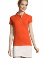 Polos à personnaliser SOL'S Portland Women orange burnt