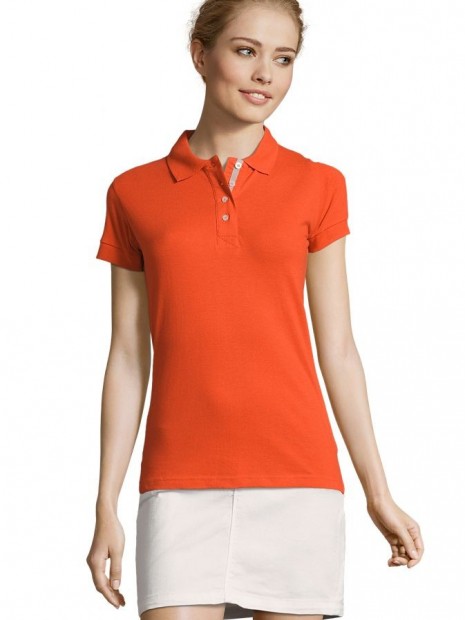 Polos à personnaliser SOL'S Portland Women orange burnt
