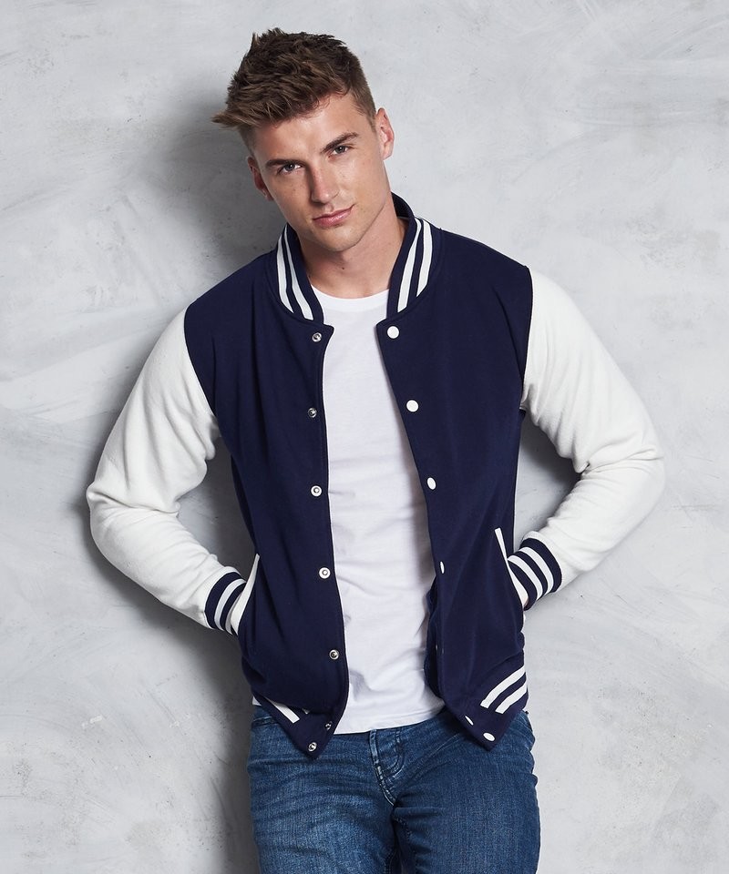 Veste AWDIS Varsity Jacket JH043 personnaliser