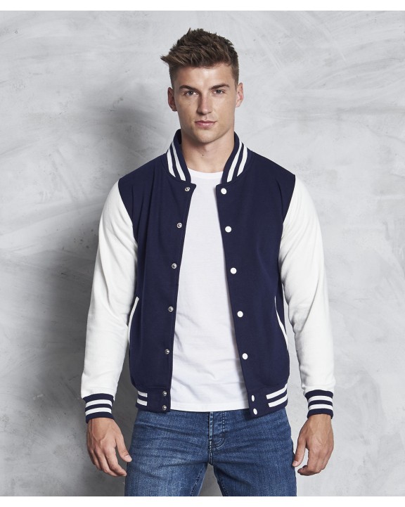 Jas AWDIS Varsity Jacket voor bedrukking &amp; borduring