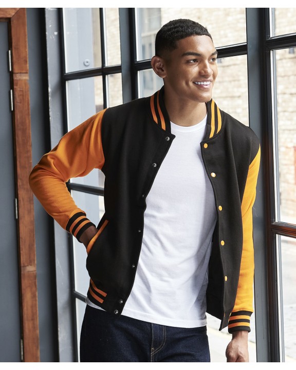 Jas AWDIS Varsity Jacket voor bedrukking &amp; borduring