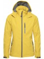 GRIZZLY VESTE SOFTSHELL TULSA FEMME jaune foncé personnalisable