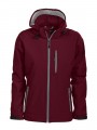 GRIZZLY VESTE SOFTSHELL TULSA FEMME Bordeaux personnalisable