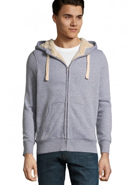 Sweat-shirts à personnaliser SOL'S Sherpa gris chiné