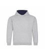 Sweater AWDIS KIDS VARSITY HOODIE voor bedrukking &amp; borduring