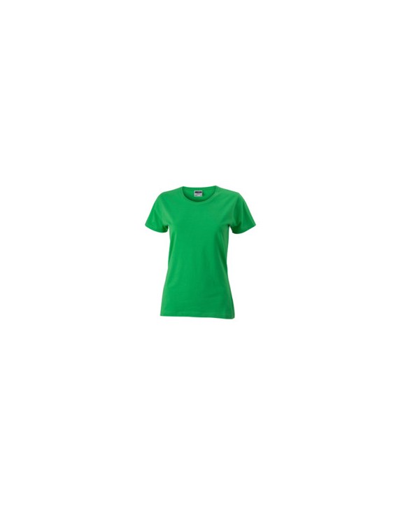 T-shirt JAMES & NICHOLSON Ladies` Slim Fit-T voor bedrukking &amp; borduring