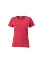 T-shirt JAMES & NICHOLSON Ladies` Slim Fit-T voor bedrukking &amp; borduring