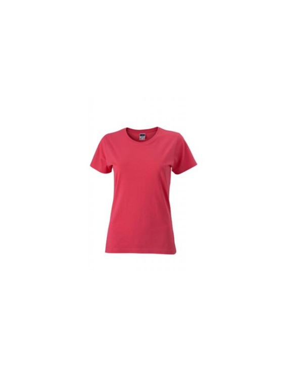 T-shirt JAMES & NICHOLSON Ladies` Slim Fit-T voor bedrukking &amp; borduring