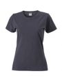T-shirt JAMES & NICHOLSON Ladies` Slim Fit-T voor bedrukking &amp; borduring