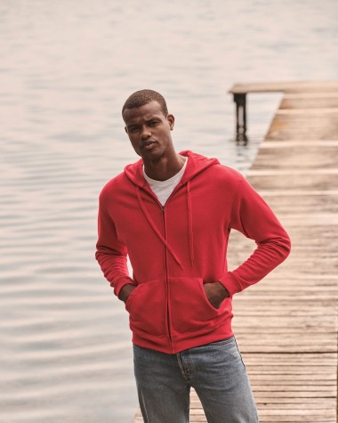FOL Classic Hooded Sweat Jacket (62-062-0) Sweatshirt personalisierbar