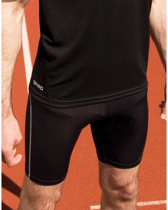 Bermuda & Short SPIRO Men's Bodyfit Base Layer Shorts voor bedrukking & borduring