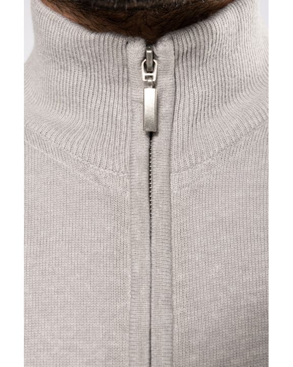 Pull personnalisable KARIBAN Cardigan zippé homme