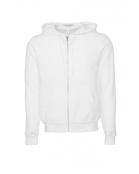 Sweat-shirt personnalisable BELLA-CANVAS Unisex Poly-Cotton Full Zip Hoodie