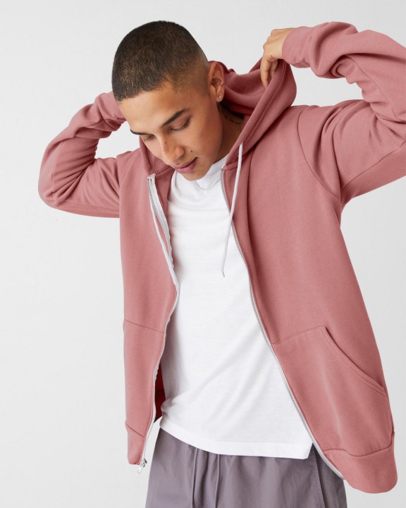 Sweater BELLA-CANVAS UNISEX FLEECE FULL-ZIP HOODIE voor bedrukking &amp; borduring