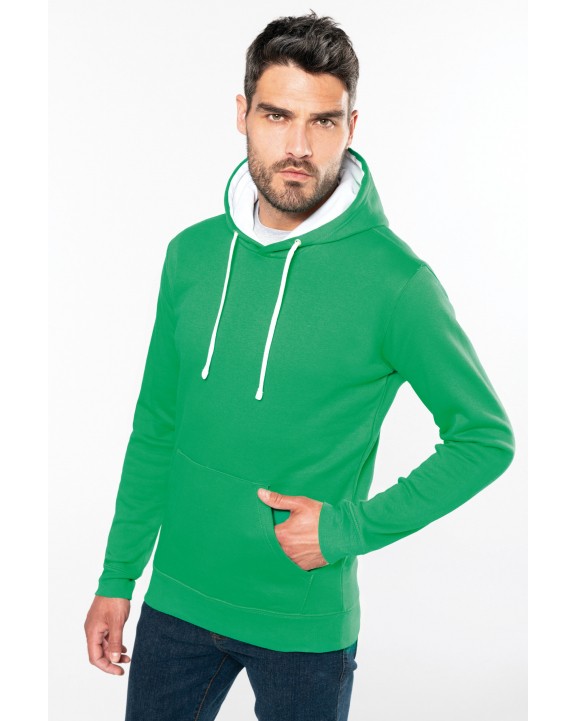 Sweat-shirt personnalisable KARIBAN Sweat-shirt capuche contrastée homme