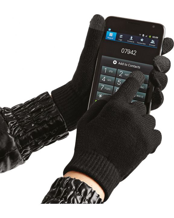 Mütze, Schal & Handschuh BEECHFIELD Touchscreen Smart Gloves personalisierbar