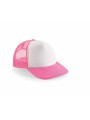 BEECHFIELD Casquette américaine Vintage fluorescent pink/white personnalisable