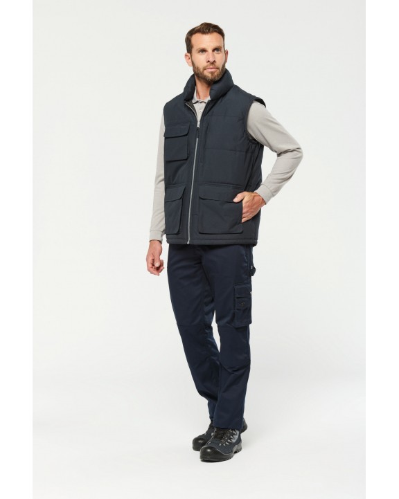 Jas WK. DESIGNED TO WORK Gewatteerde bodywarmer voor bedrukking &amp; borduring