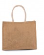 KIMOOD Jute-Strandtasche Tote Bag personalisierbar