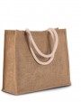 KIMOOD Jute-Strandtasche Tote Bag personalisierbar