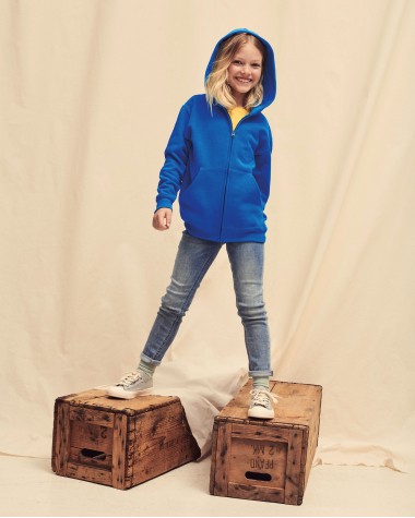 Sweater FOL Kids Classic Hooded Sweat Jacket (62-045-0) voor bedrukking &amp; borduring