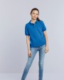 GILDAN Dryblend Classic Fit Youth Jersey Polo Poloshirt personalisierbar