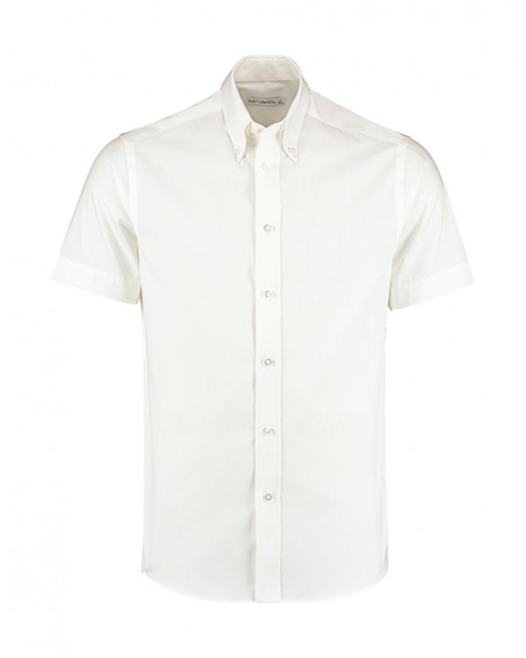 Chemise personnalisable KUSTOM KIT Tailored Fit Premium Oxford Shirt SSL